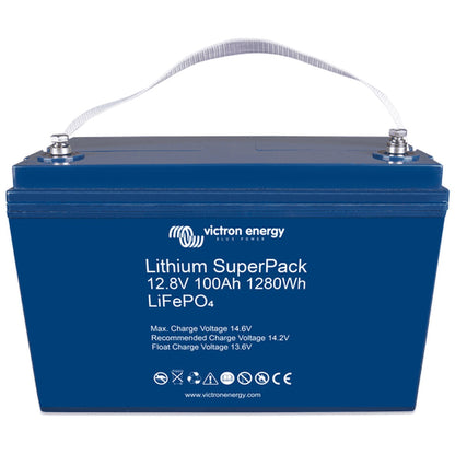 Victron Energy - 12V - 100AH - SuperPack High Current Lithium Battery