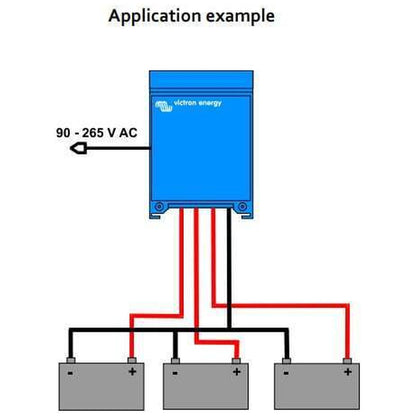 Victron Energy - 12V - 20A Multi-Bank Centaur 12220 (3) Uin 90-265VAC/45-65Hz Battery Charger