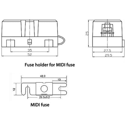 Victron Energy - 32V -200A - MIDI Fuse (Pack of 5)