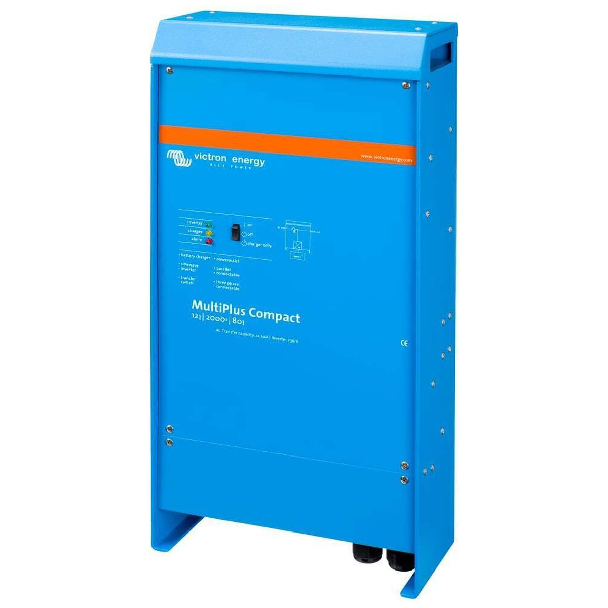 Victron Energy - 12V - 2000VA MultiPlus Compact 12/2000/80-30 - Inverter/Charger