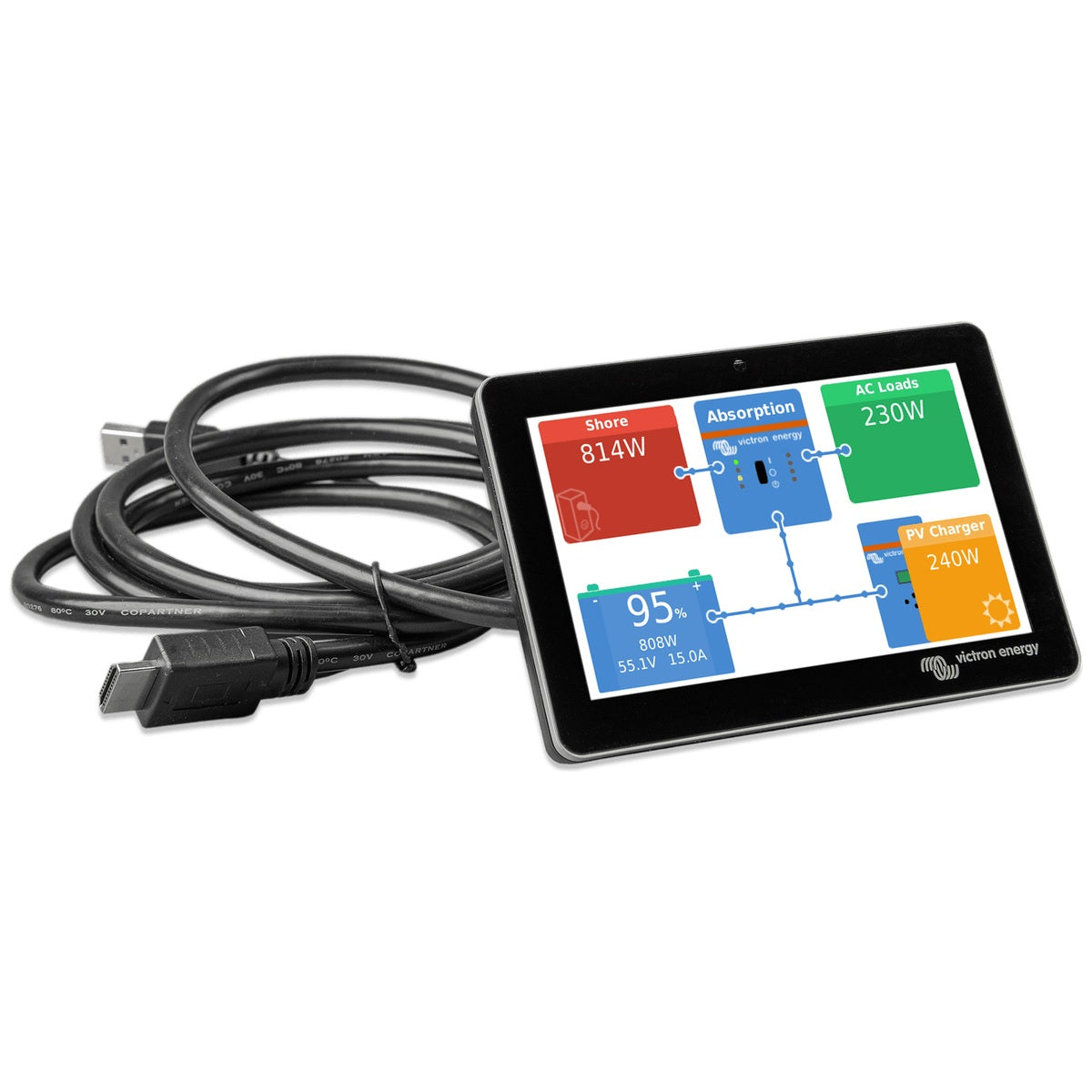 Victron Energy - Cerbo GX MK2 & GX Touch 70 Display Combo