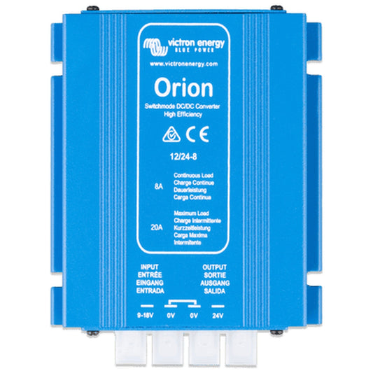 Victron Energy - 12V to 24V - Orion 12/24-8A - Non-Isolated IP20 - DC-DC Converter