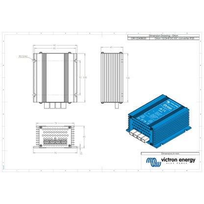 Victron Energy - 12V to 24V - Orion 12/24-8A - Non-Isolated IP20 - DC-DC Converter