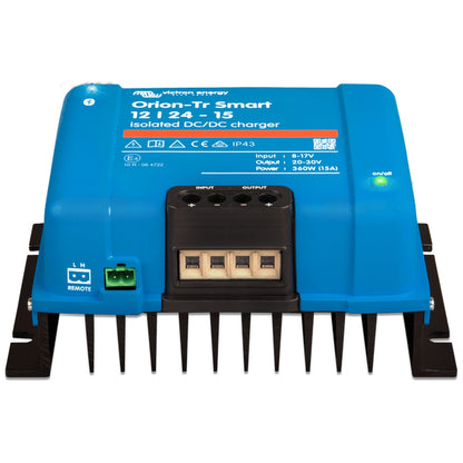 Victron Energy - 12V to 24V - Orion-Tr Smart - 12/24-15A - Isolated DC-DC Charger