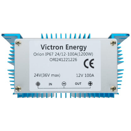 Victron Energy - 24V to 12V - 100A - Orion 24/12-100A Non-Isolated IP67 - DC-DC Converter