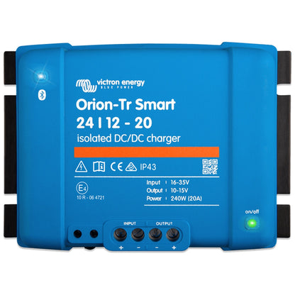 Victron Energy - 24V to 12V - Orion-Tr - 24/12-20A - Isolated DC-DC Charger