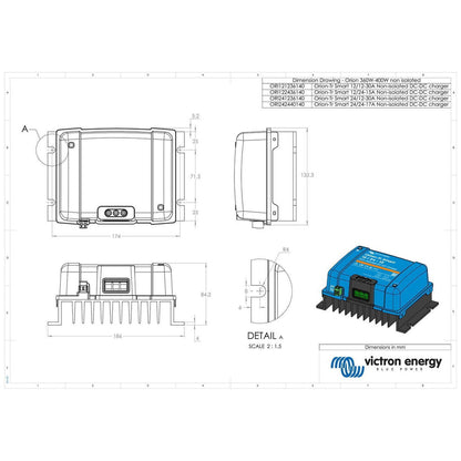 Victron Energy - 24V to 24V - Orion-Tr Smart - 24/24-17A - Non-Isolated DC-DC Charger