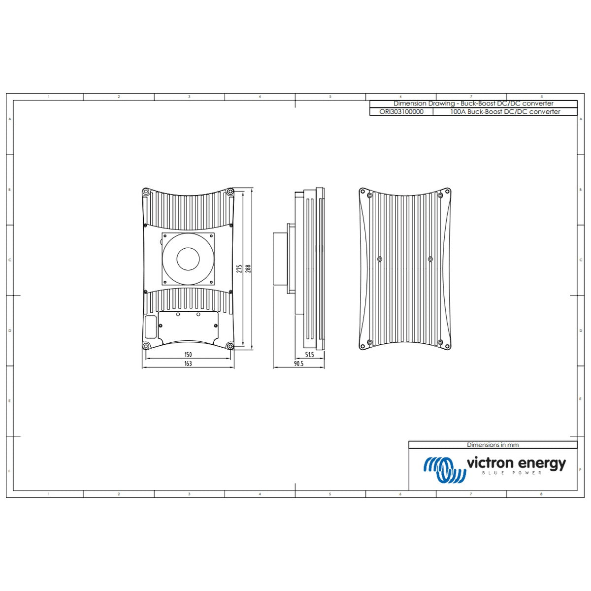 Victron Energy - 12/24V - 100A - Buck-Boost DC-DC Converter