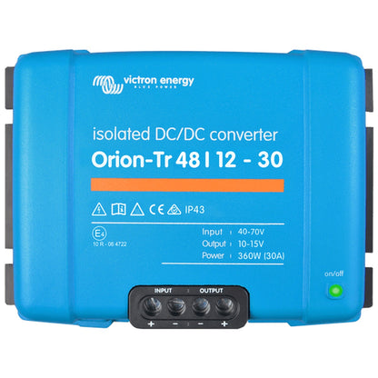 Victron Energy - 48V to 12V - Orion-Tr - 48/12-30A - Isolated DC-DC Converter