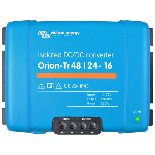 Victron Energy - 48V to 24V - Orion-Tr - 48/24-16A - Isolated DC-DC Converter