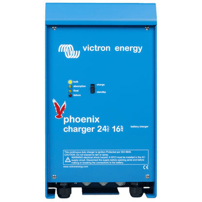 Victron Energy - 24V - 16A Multi-Bank Phoenix IP43 24/16A (2+1) - Battery Charger