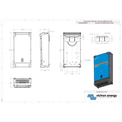 Victron Energy - 24V - 5000VA - 24/5000 - Phoenix Smart - Inverter