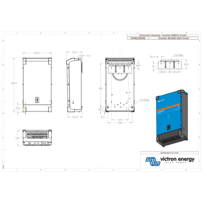 Victron Energy - 48V - 5000VA - 48/5000 - Phoenix Smart - Inverter