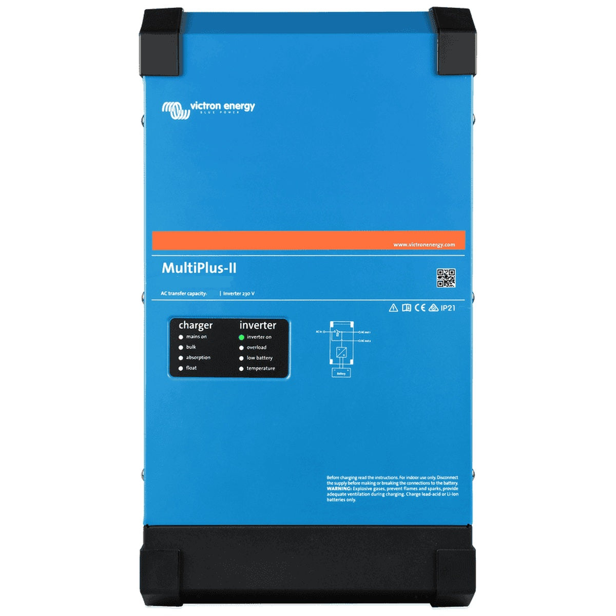 Victron Energy - 12V - 3000VA MultiPlus II 12/3000/120-50 - Inverter/Charger
