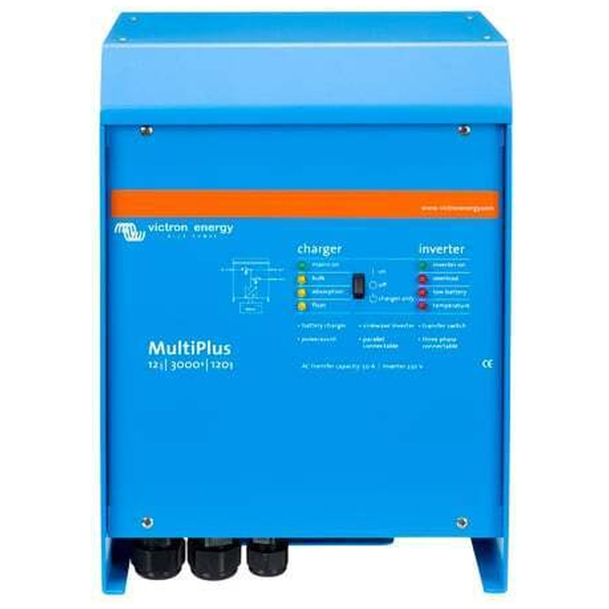 Victron Energy - 12V - 3000VA MultiPlus 12/3000/120-16 - 120V -Inverter/Charger