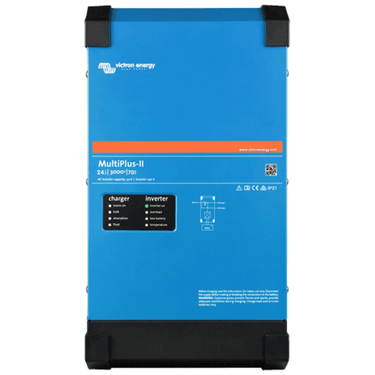 Victron Energy - 24V - 3000VA MultiPlus-II 24/3000/70-32 Inverter/Charger