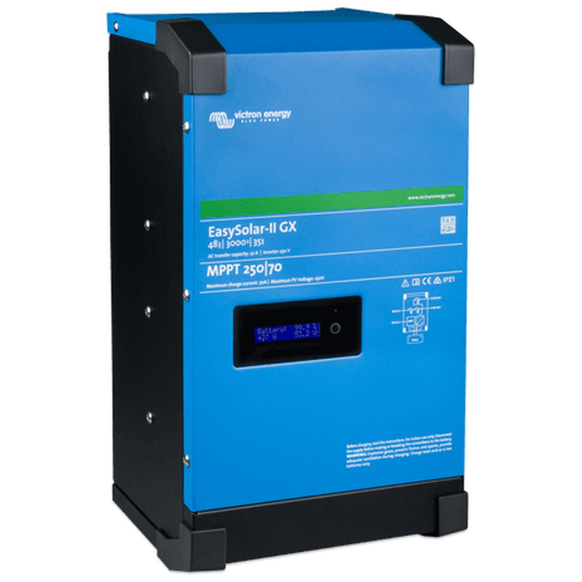 Victron Energy - 48V - 3000VA EasySolar-II 48/3000/35-32 - Inverter/Charger/MPPT 250/70 GX