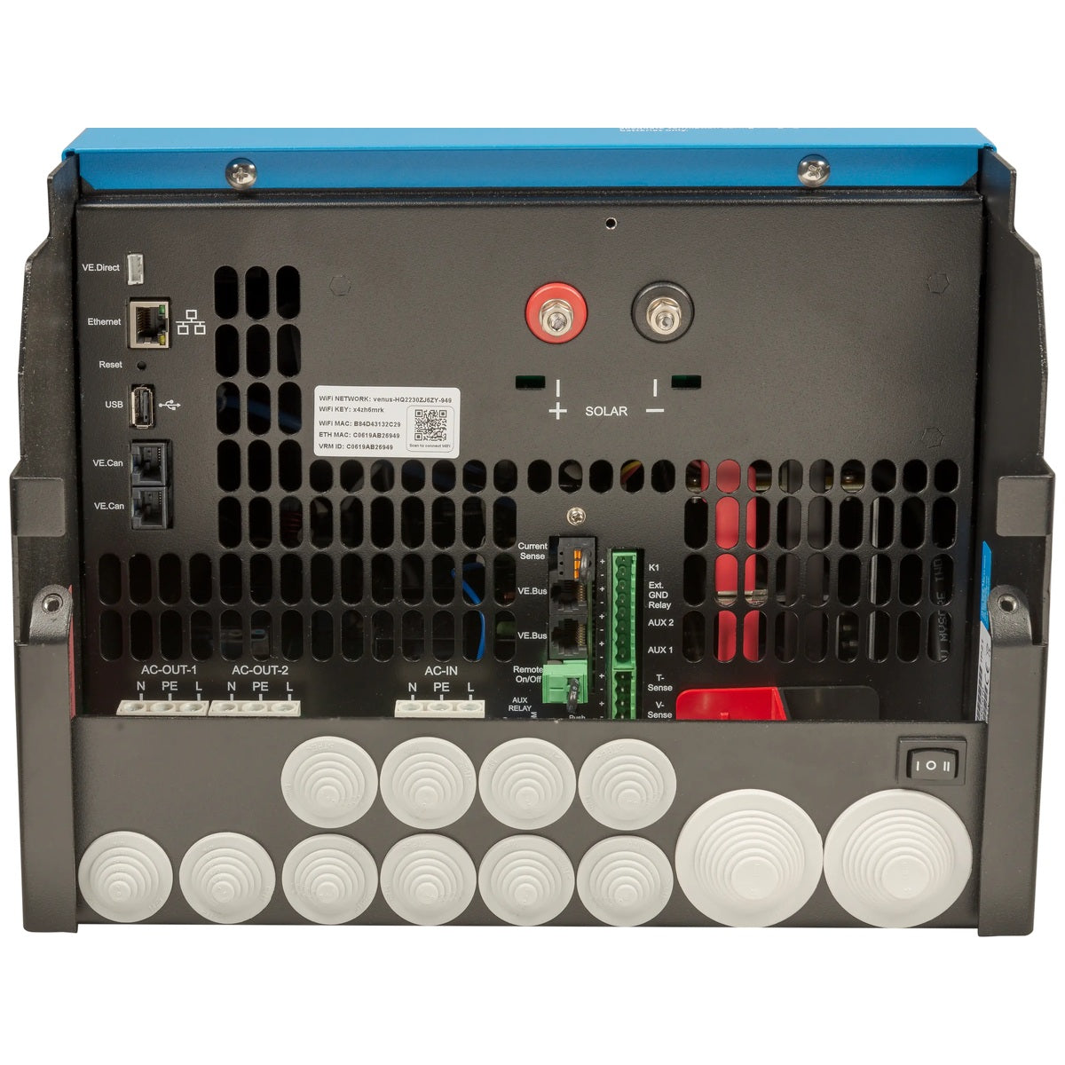 Victron Energy - 48V - 5000VA EasySolar-II 48/5000/70-50 - Inverter/Charger/MPPT 250/100 GX
