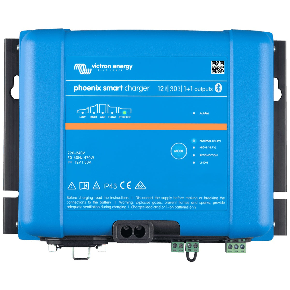 Victron Energy - 12V - 30A Phoenix Smart IP43 12/30 - Battery Charger