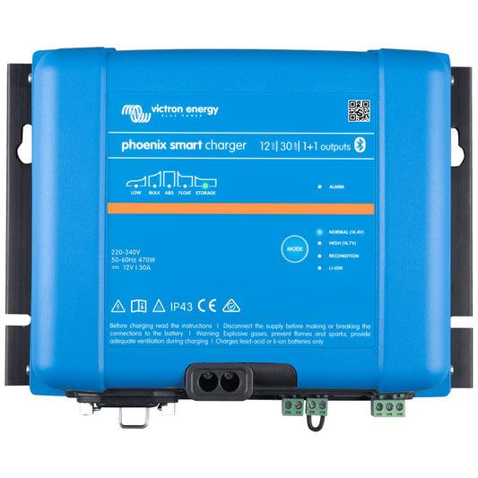 Victron Energy - 12V - 30A Phoenix Smart IP43 12/30 - Battery Charger