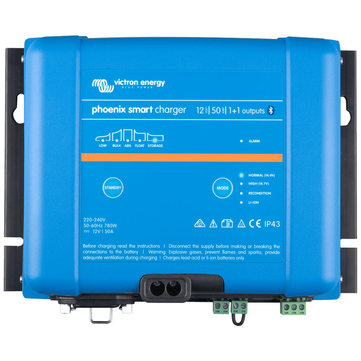 Victron Energy - 12V - 50A Phoenix Smart IP43 12/30 - Battery Charger