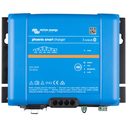 Victron Energy - 24V - 16A Multi-Bank Phoenix Smart IP43 24/16A (3) - Battery Charger