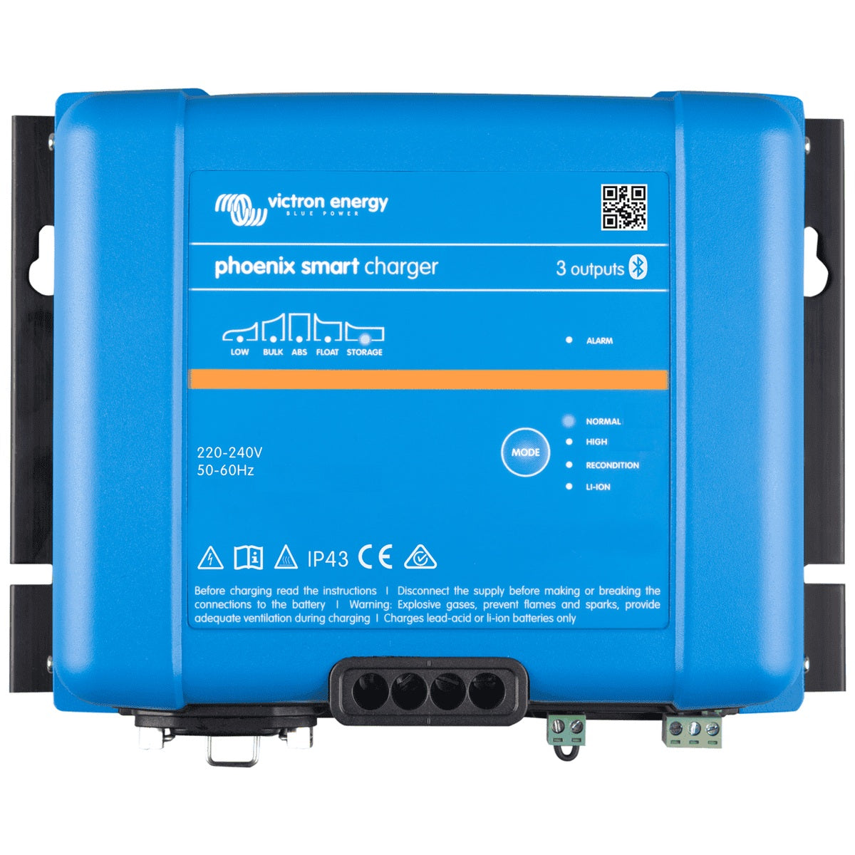 Victron Energy - 24V - 25A Multi-Bank Phoenix Smart IP43 24/25 (3) - Battery Charger