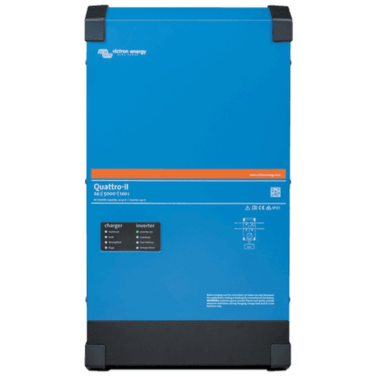 Victron Energy - 24V - 5000VA Quattro-II 24/5000/120-50/50 - Inverter/Charger