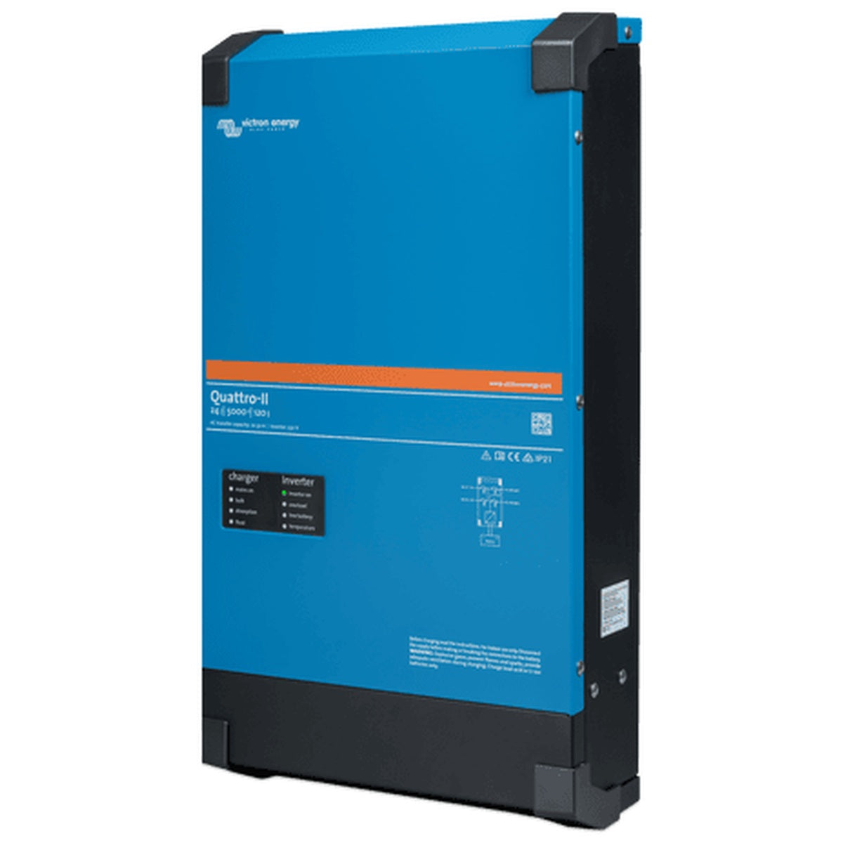 Victron Energy - 24V - 5000VA Quattro-II 24/5000/120-50/50 - Inverter/Charger