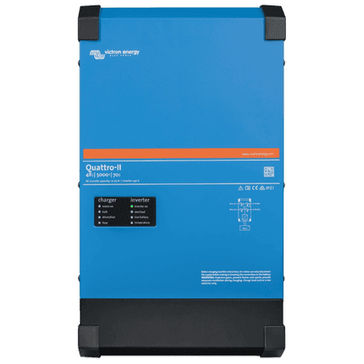 Victron Energy - 48V - 5000VA Quattro-II 48/5000/70-50/50 - Inverter/Charger