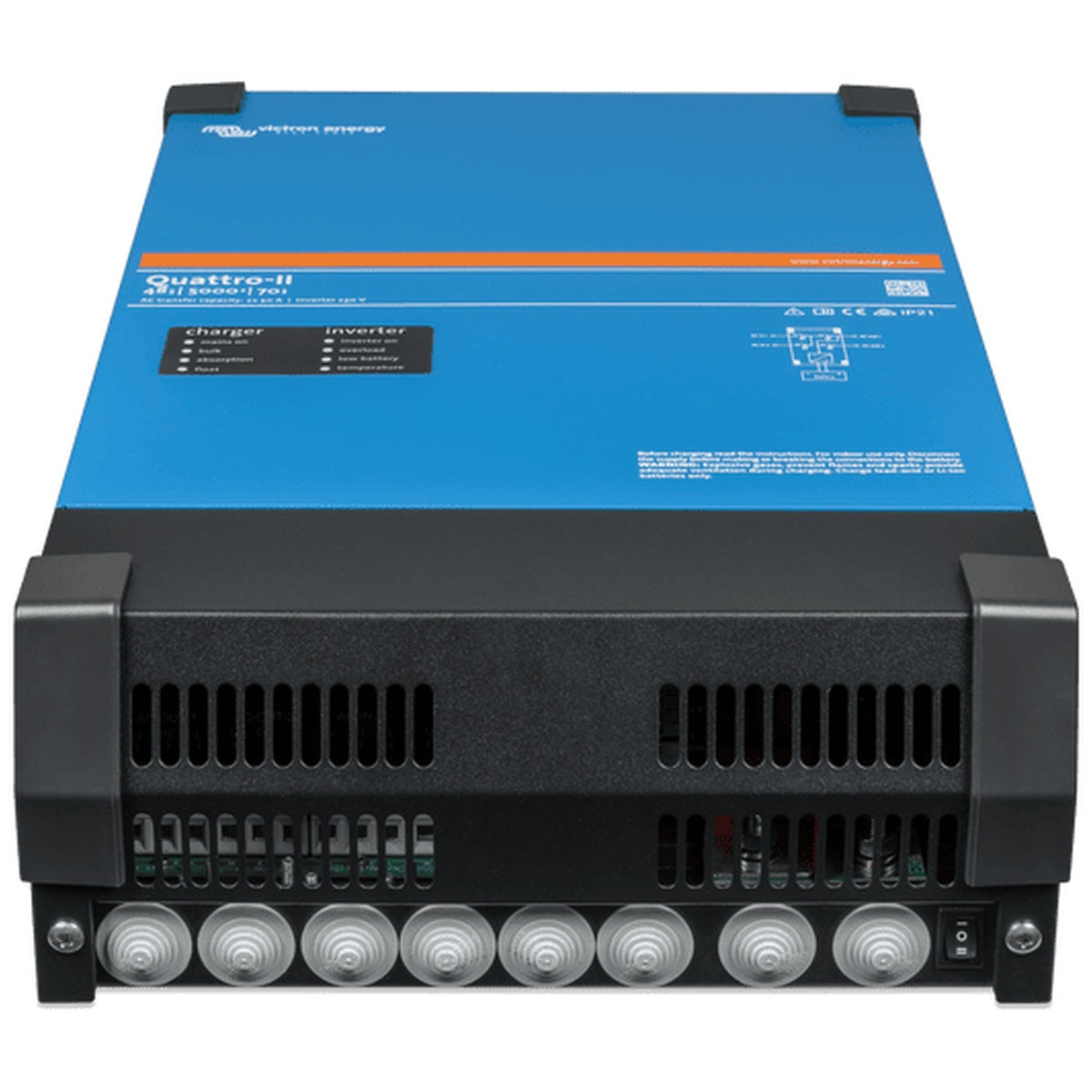 Victron Energy - 48V - 5000VA Quattro-II 48/5000/70-50/50 - Inverter/Charger