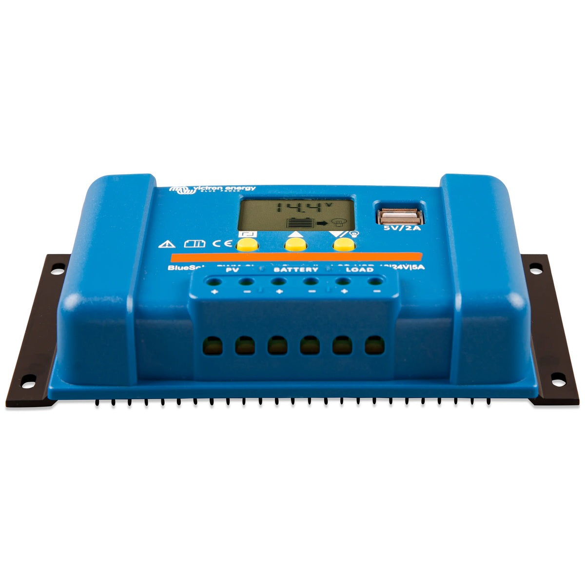 Victron Energy - 12/24V - 5A - BlueSolar PWM - LCD & USB - Solar Charge Controller