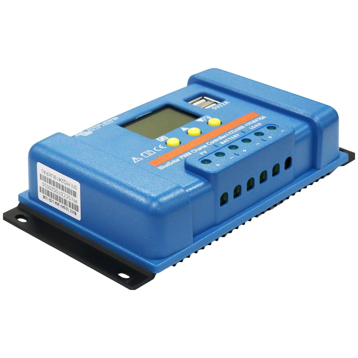 Victron Energy - 12/24V - 20A - BlueSolar PWM - LCD & USB - Solar Charge Controller