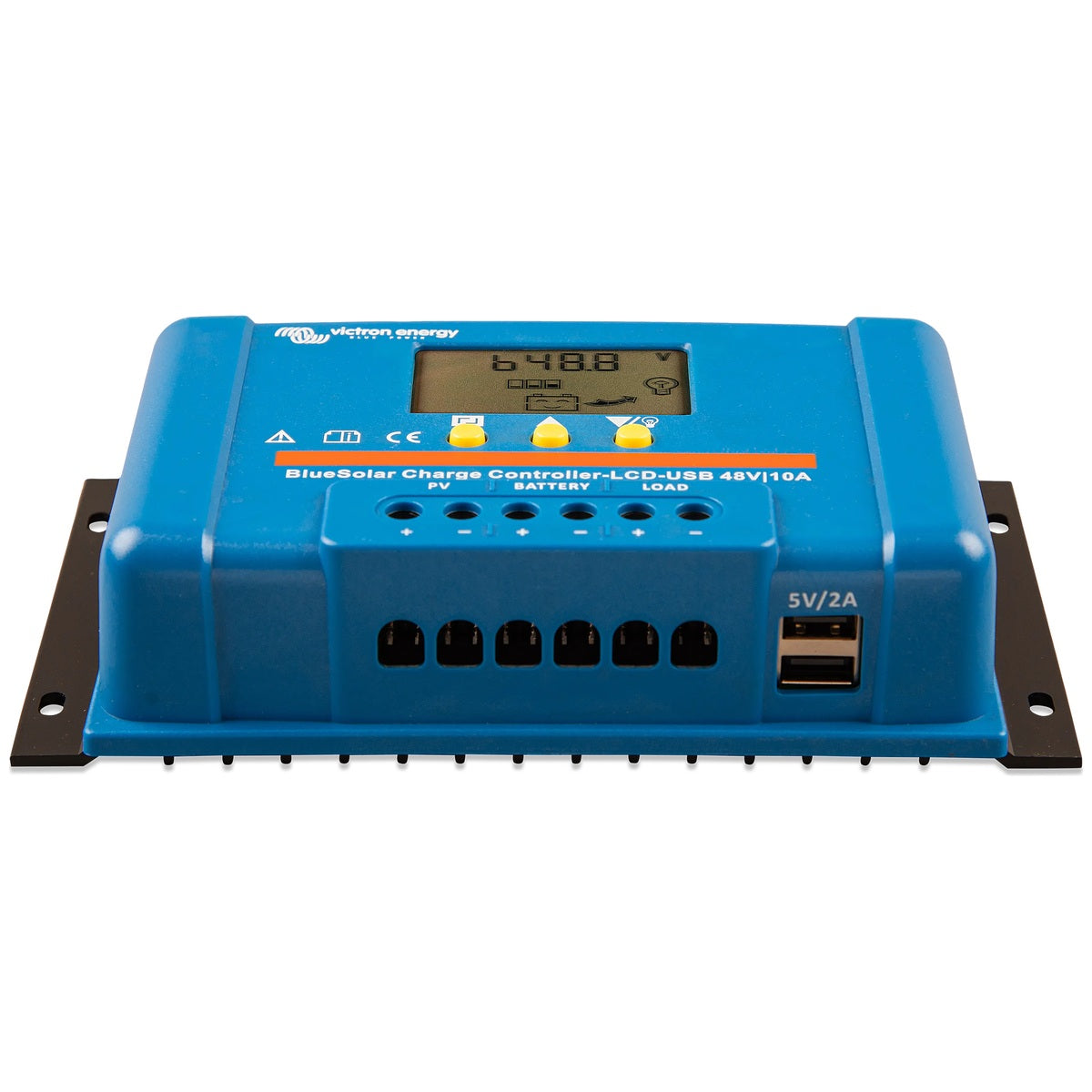 Victron Energy - 48V - 10A - BlueSolar PWM-LCD & USB - Solar Charge Controller