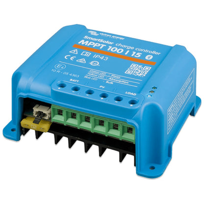 Victron Energy - 12/24V - 15A - SmartSolar 100/15 - Bluetooth - MPPT Solar Charge Controller