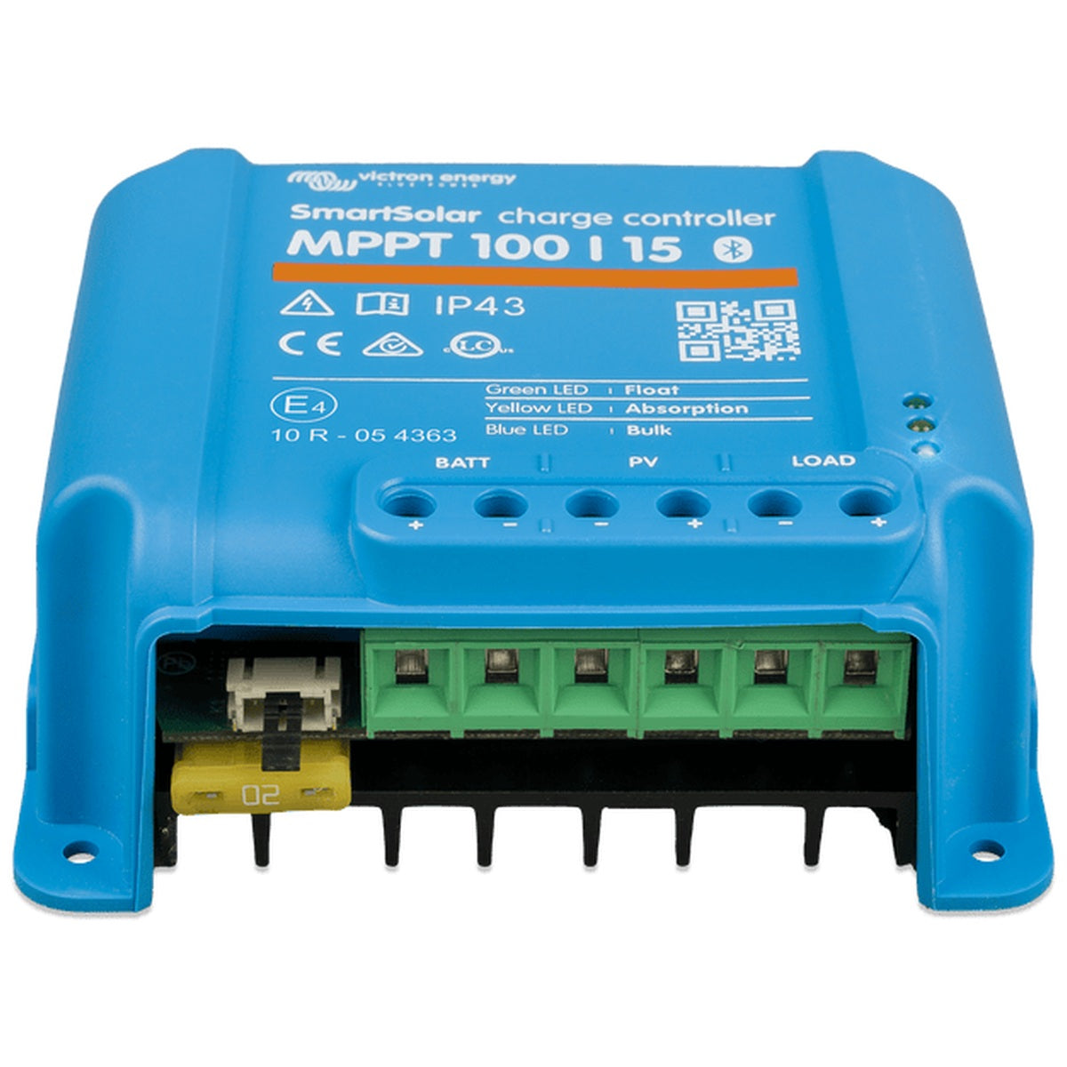 Victron Energy - 12/24V - 15A - SmartSolar 100/15 - Bluetooth - MPPT Solar Charge Controller