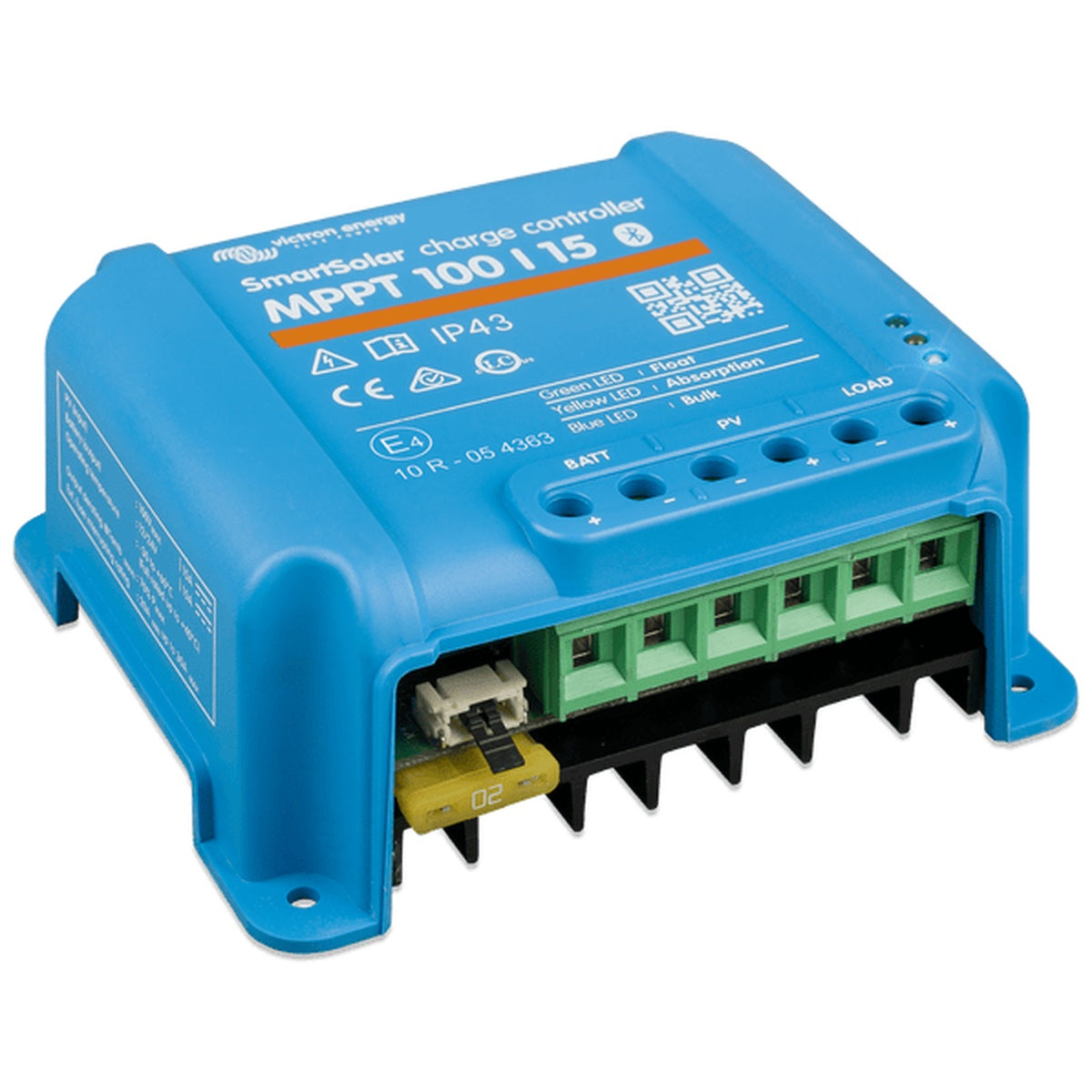 Victron Energy - 12/24V - 15A - SmartSolar 100/15 - Bluetooth - MPPT Solar Charge Controller