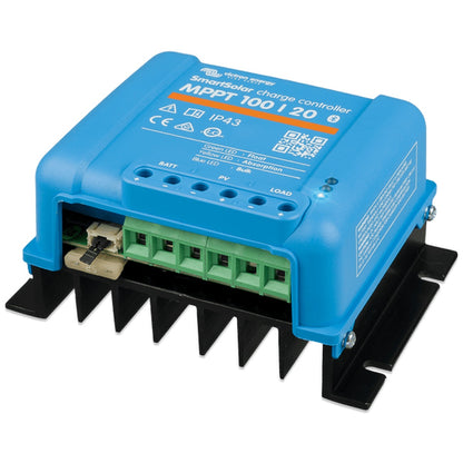 Victron Energy - 12/24/48V - 20A - SmartSolar 100/20 - Bluetooth - MPPT Solar Charge Controller