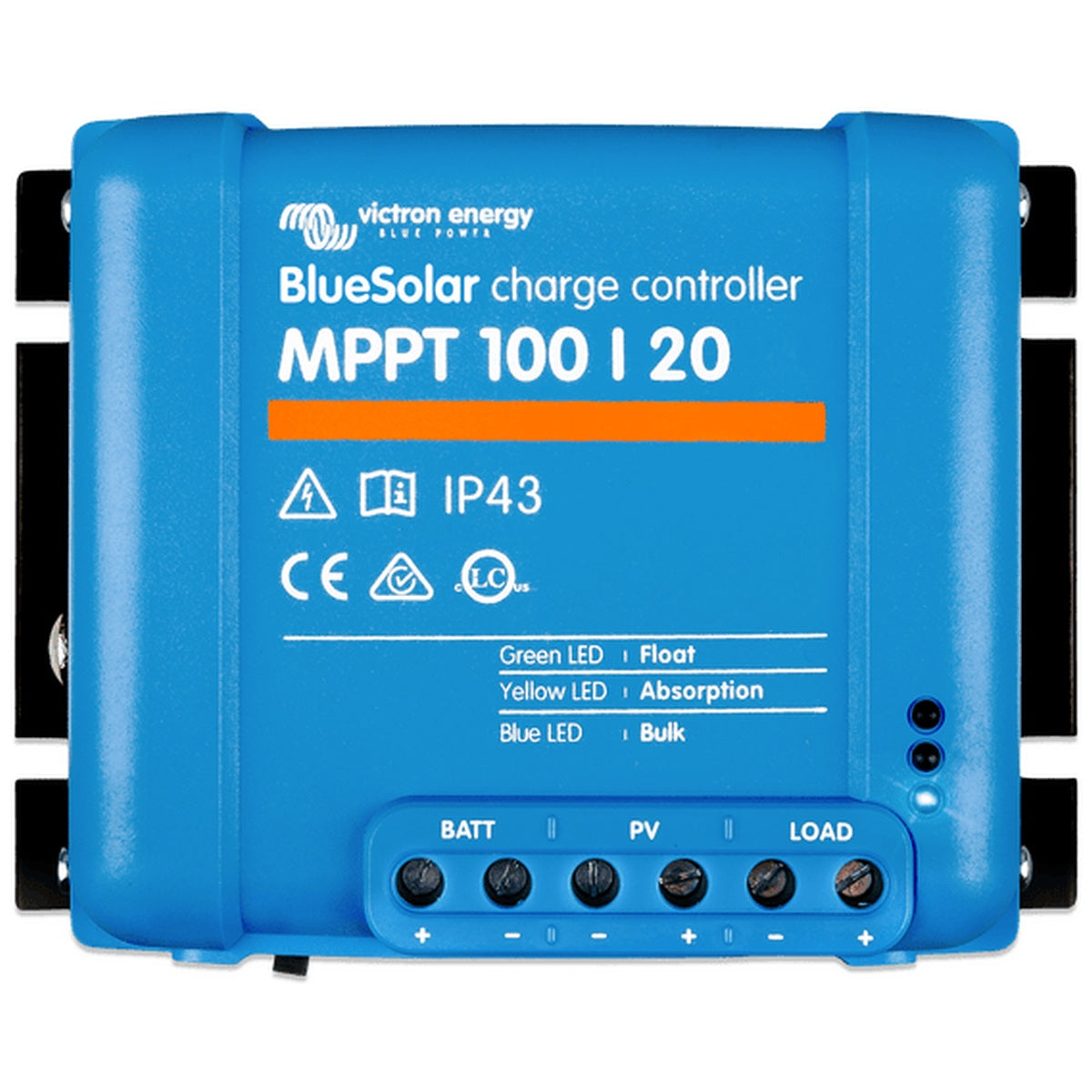 Victron Energy - 12/24/48V - BlueSolar MPPT 100/20 - Non-Bluetooth - Solar Charge Controller