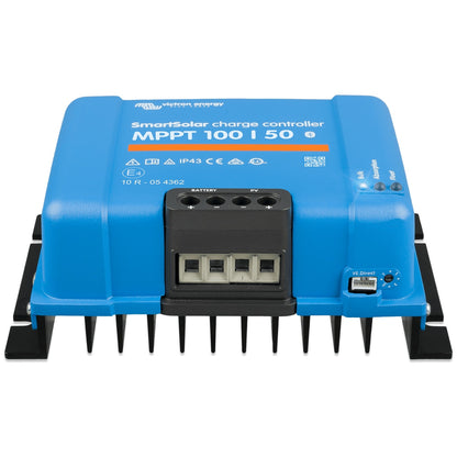 Victron Energy - 12/24V - 50A - SmartSolar 100/50 - Bluetooth - MPPT Solar Charge Controller
