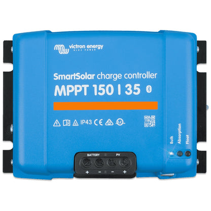Victron Energy - 12/24/48V - 35A - SmartSolar 150/35 - Bluetooth - MPPT Solar Charge Controller