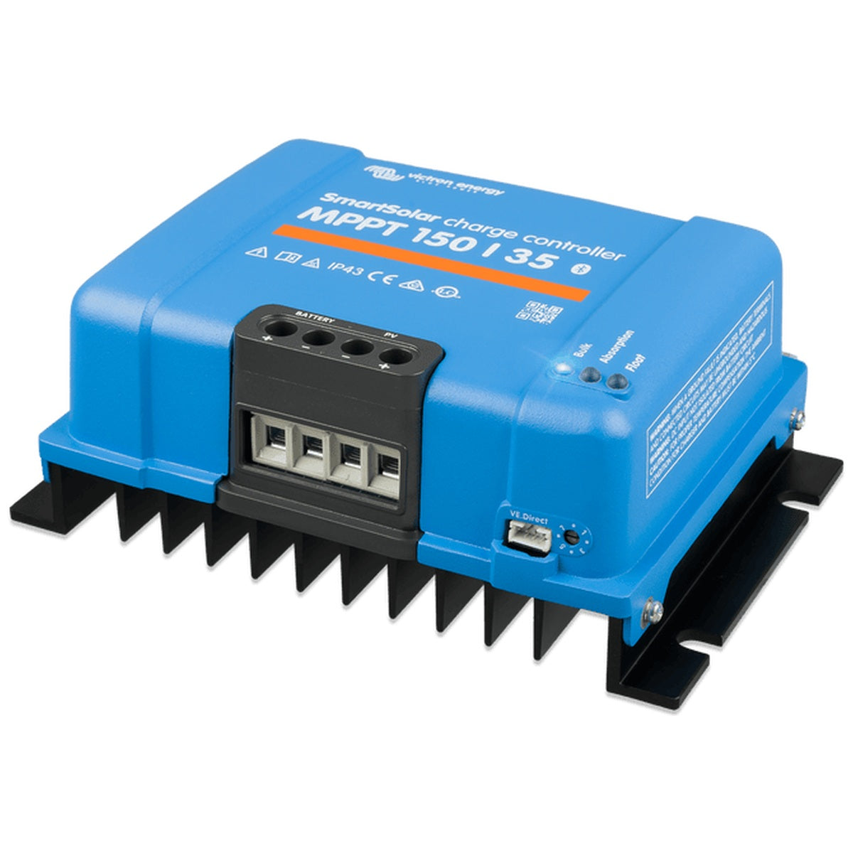 Victron Energy - 12/24/48V - 35A - SmartSolar 150/35 - Bluetooth - MPPT Solar Charge Controller
