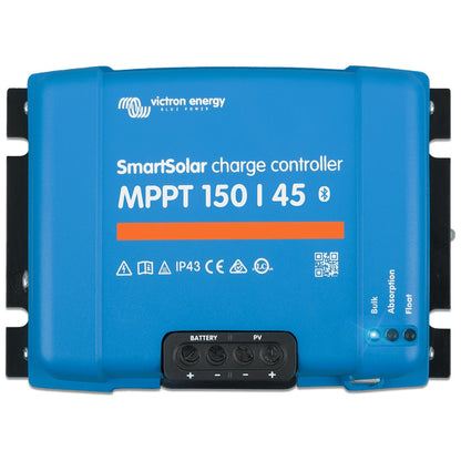 Victron Energy - 12/24/48V - 45A - SmartSolar 150/45-Tr - Bluetooth - MPPT Solar Charge Controller