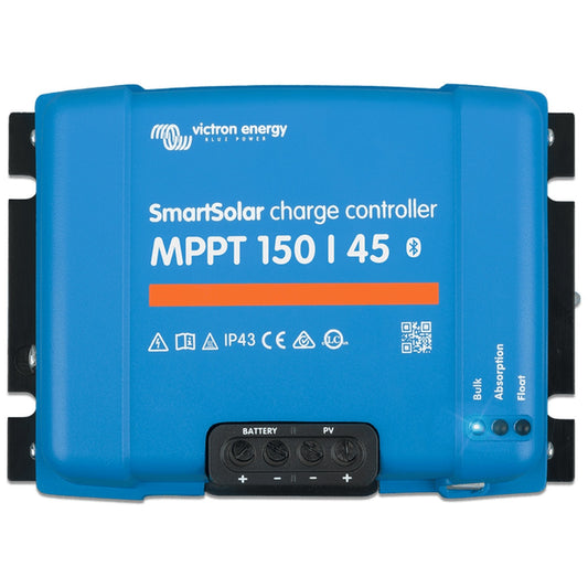 Victron Energy - 12/24/48V - 45A - SmartSolar 150/45-Tr - Bluetooth - MPPT Solar Charge Controller