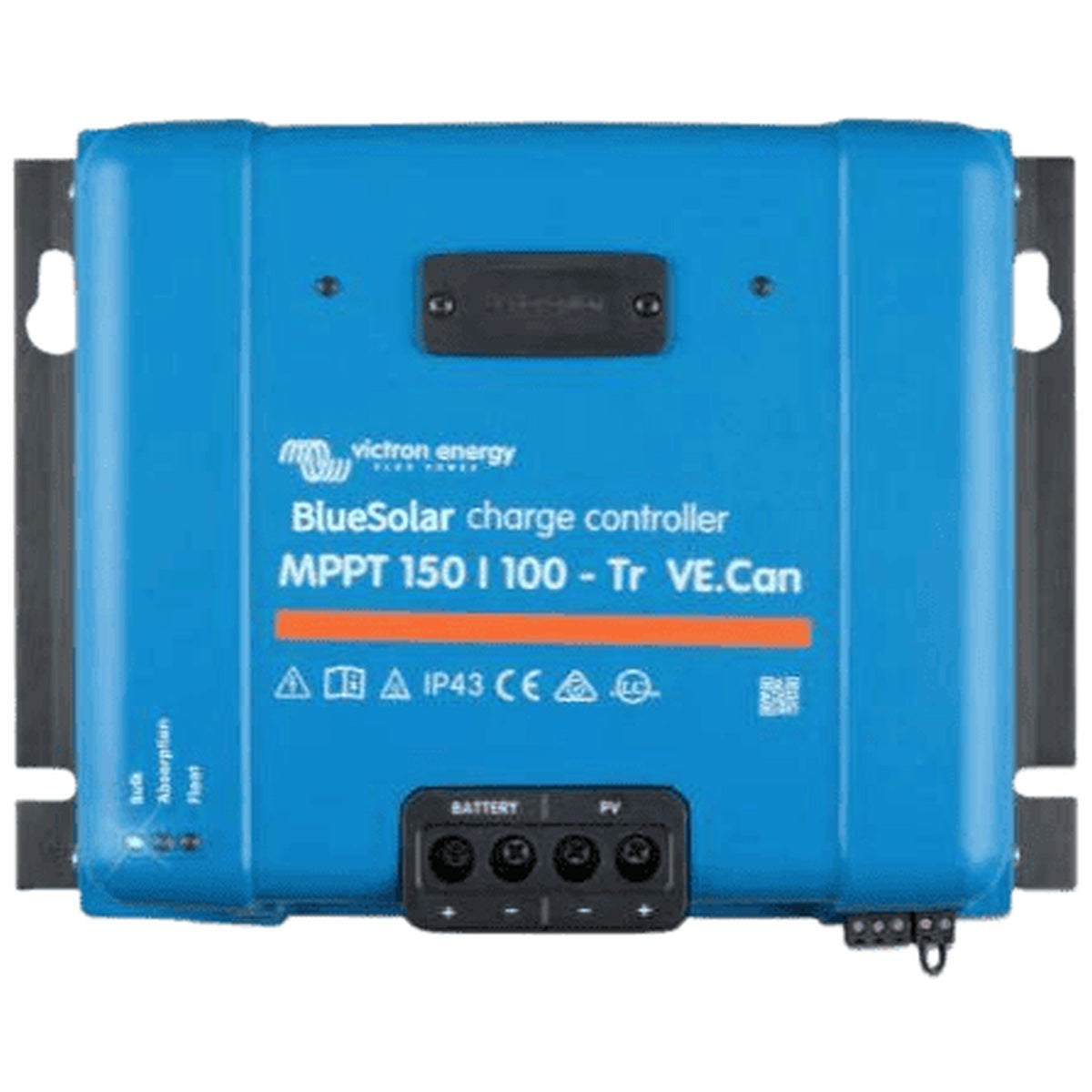 Victron Energy - 12/24/48V - BlueSolar MPPT 150/100-Tr VE.Can - Non-Bluetooth - Solar Charge Controller