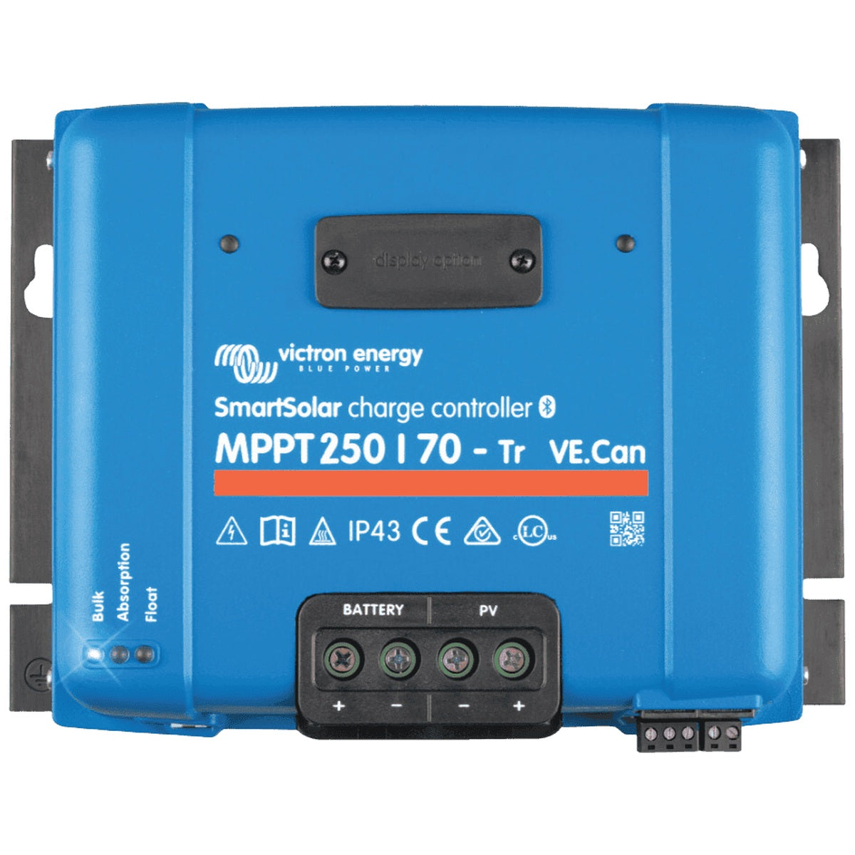 Victron Energy - 12/24/48V - 70A - SmartSolar 250/70-Tr VE.CAN - Bluetooth - MPPT Solar Charge Controller