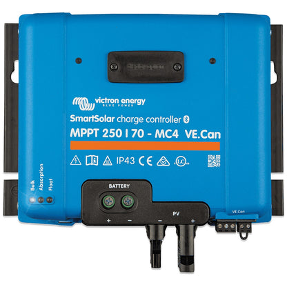 Victron Energy - 12/24/48V - 85A - SmartSolar 250/70-MC4 VE.CAN - Bluetooth - MPPT Solar Charge Controller