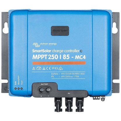 Victron Energy - 12/24/48V - 85A - SmartSolar 250/85-MC4.VE CAN - Bluetooth - MPPT Solar Charge Controller