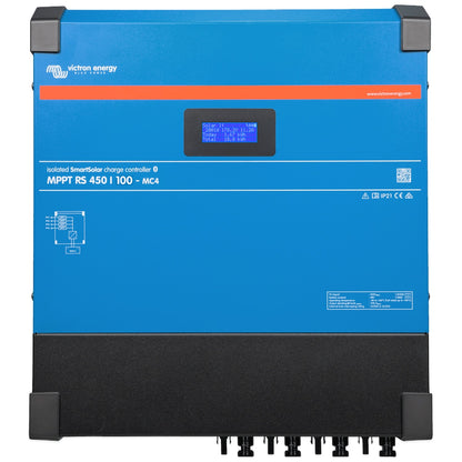 Victron Energy - 48V - 100A - SmartSolar RS 450/100-MC4 - Bluetooth - High Voltage MPPT Solar Charge Controller