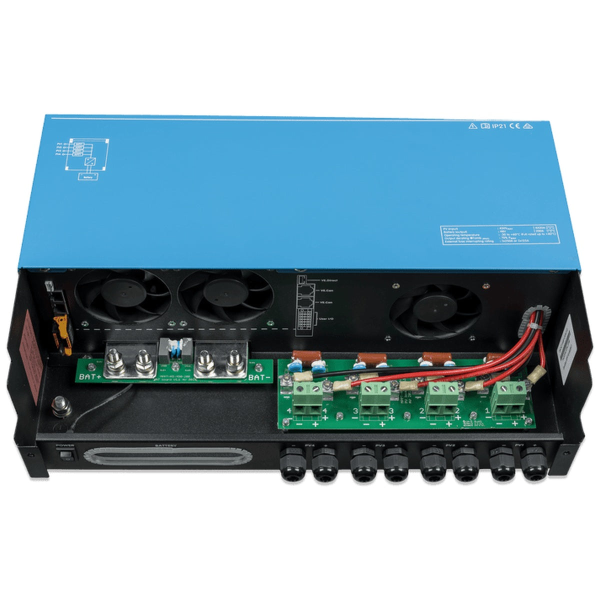 Victron Energy - 48V - 200A - SmartSolar RS 450/200-MC4 - Bluetooth - High Voltage MPPT Solar Charge Controller